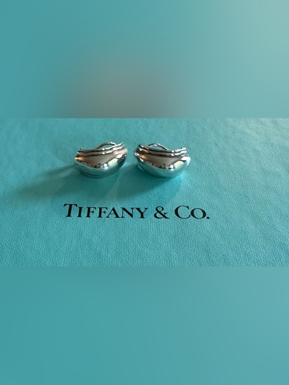 Tiffany & Co Shell Dome Vendome Earrings Paloma Picasso Vintage - Picture 2 of 8